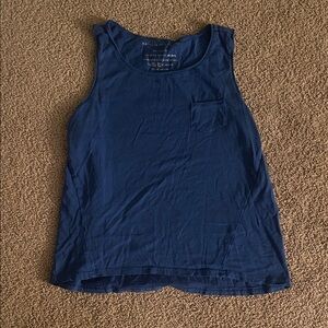 Kids Navy Blue Tank Top
